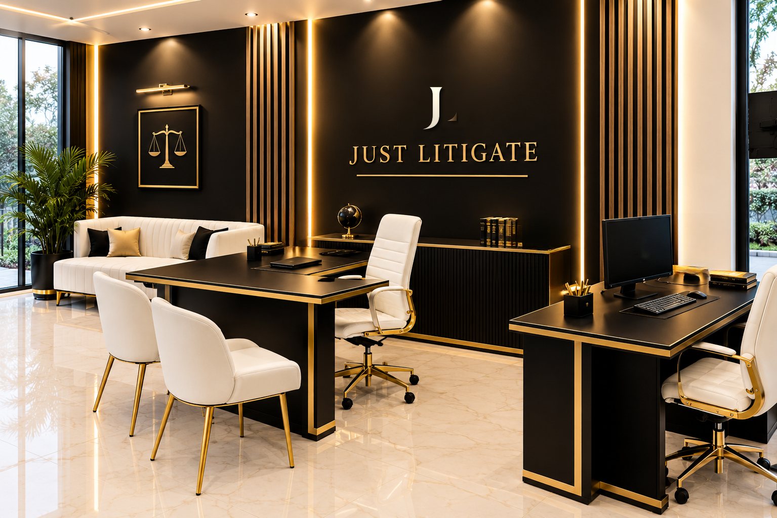 The Just Litigate office in Gants Hill